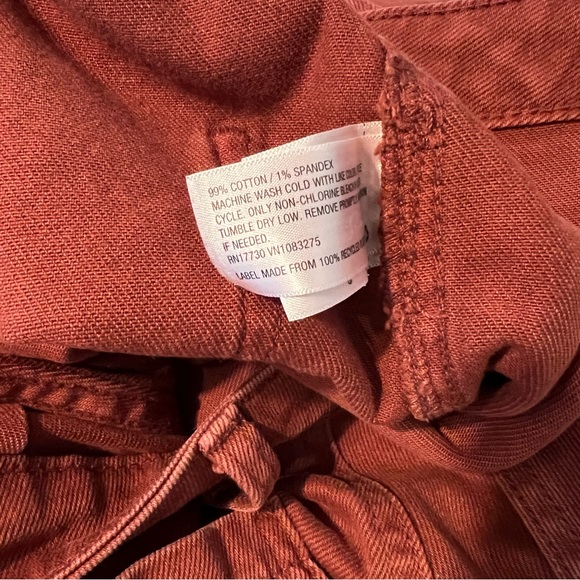 Universal Thread Rust Red Wide Leg High Waisted Cropped Pants 12 - Picture 8 of 9